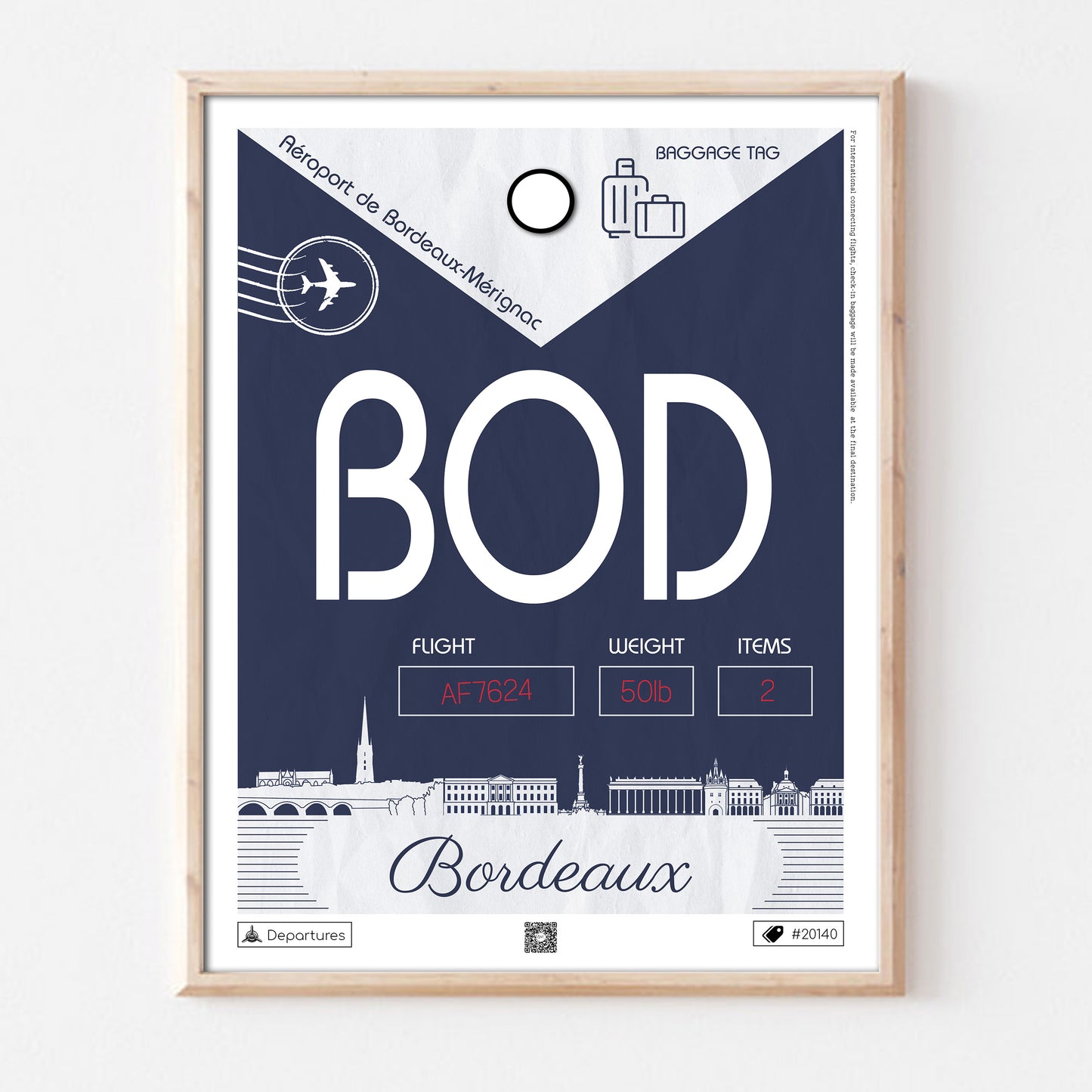 Poster Bordeaux