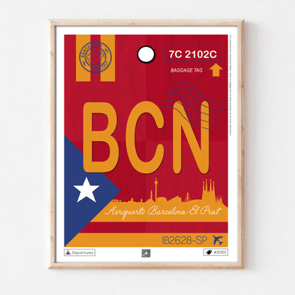 Poster Barcelone